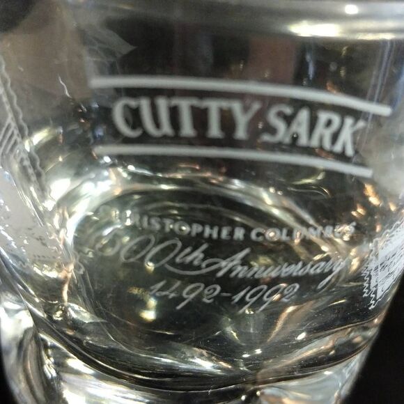Rare Vintage 1992 Cutty Sark Columbus 500th Anniversary Rocks Glass - Picture 2 of 10